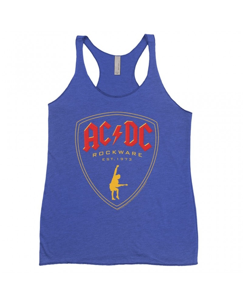 AC/DC Bold Colored Racerback Tank | Rockware Est. 1973 Emblem Shirt $10.71 Shirts