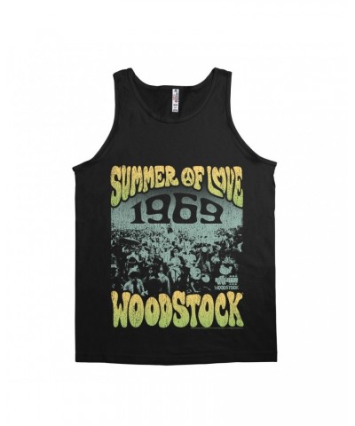 Woodstock Unisex Tank Top | 1969 Summer Of Love Distressed Shirt $9.48 Shirts