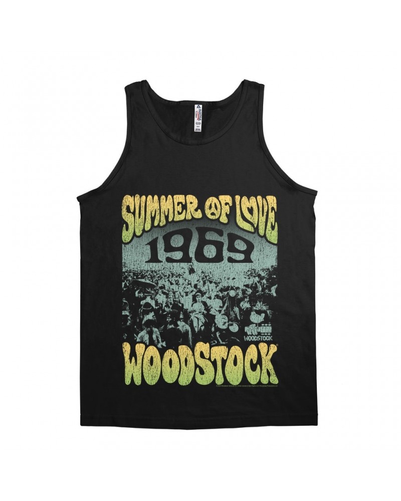 Woodstock Unisex Tank Top | 1969 Summer Of Love Distressed Shirt $9.48 Shirts