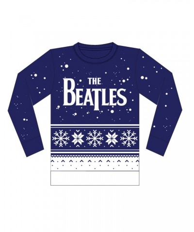 The Beatles Snowflake Holiday Jacquard Knit Sweater $35.00 Sweatshirts