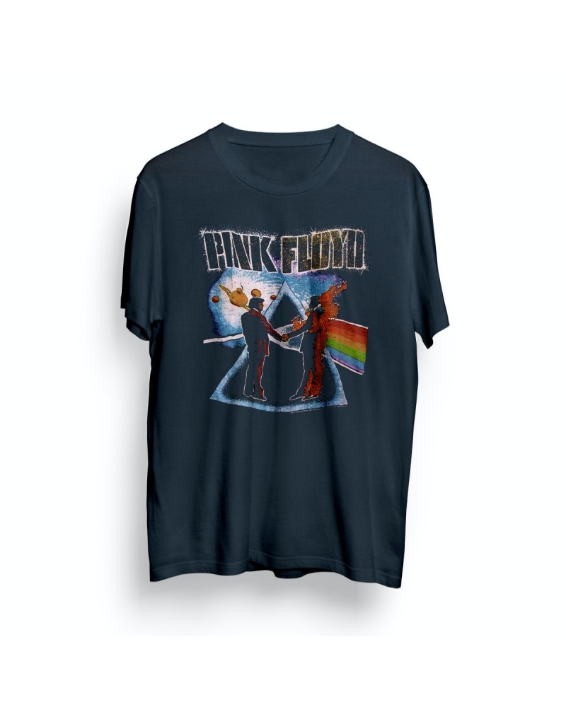 Pink Floyd Burning Man/Dark Side Blue T-Shirt $11.48 Shirts