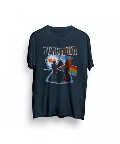 Pink Floyd Burning Man/Dark Side Blue T-Shirt $11.48 Shirts