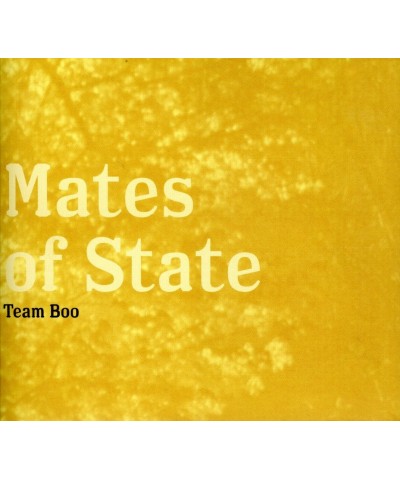 Mates of State TEAM BOO CD $2.99 CD