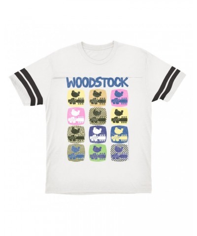 Woodstock T-Shirt | Pop Art Pattern Design Football Shirt $12.19 Shirts