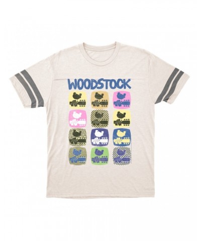 Woodstock T-Shirt | Pop Art Pattern Design Football Shirt $12.19 Shirts