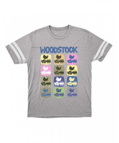 Woodstock T-Shirt | Pop Art Pattern Design Football Shirt $12.19 Shirts