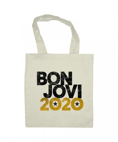 Bon Jovi 2020 Tote Bag Natural $7.60 Bags