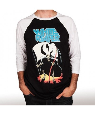 White Reaper Fear the Reaper (3/4 Sleeve) 3/4 Sleeve Baseball Tee (Medium) $8.28 Shirts