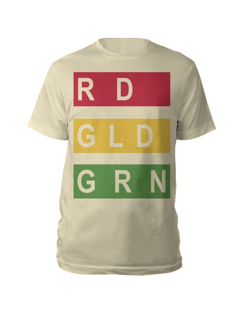 RDGLDGRN Cream Stacked Logo Tee $7.78 Shirts