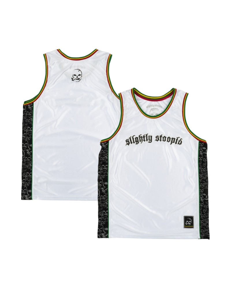 Slightly Stoopid Vintage White Basketball Jersey (SM ONLY) $20.35 Shirts