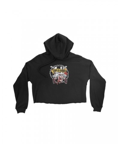 Slash Bloody Skull Crop Hoodie $24.00 Sweatshirts