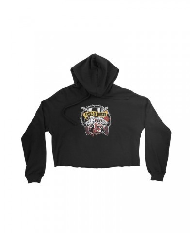 Slash Bloody Skull Crop Hoodie $24.00 Sweatshirts