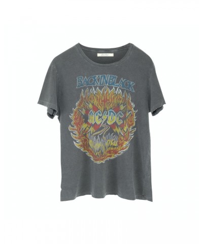 AC/DC Back in Black Highway to Hell Grey/Flames T-Shirt $10.97 Shirts