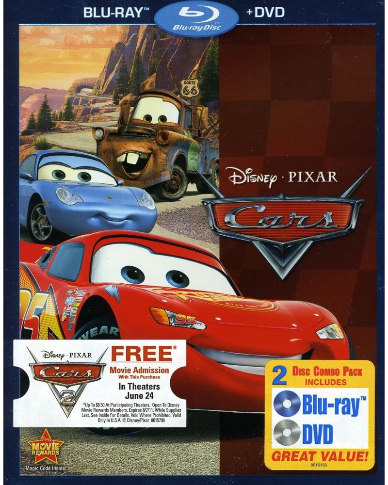 The Cars Blu-ray $16.21 Videos