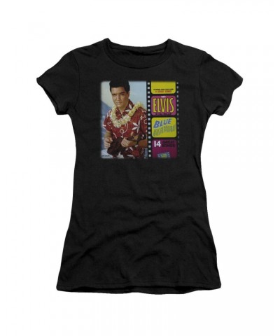 Elvis Presley Juniors Shirt | BLUE HAWAII ALBUM Juniors T Shirt $5.94 Shirts