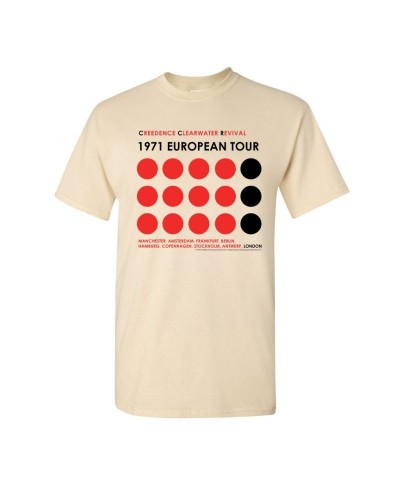 Creedence Clearwater Revival 71 European Tour T-Shirt $9.30 Shirts