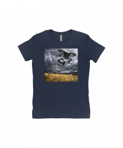 David Gilmour Ladies' Boyfriend T-Shirt | Rattle That Lock Album Cover Shirt $8.98 Shirts