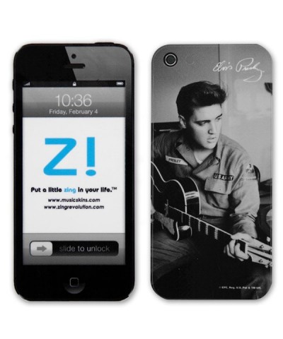 Elvis Presley Army Guitar iPhone 5 Skin $4.50 Accessories