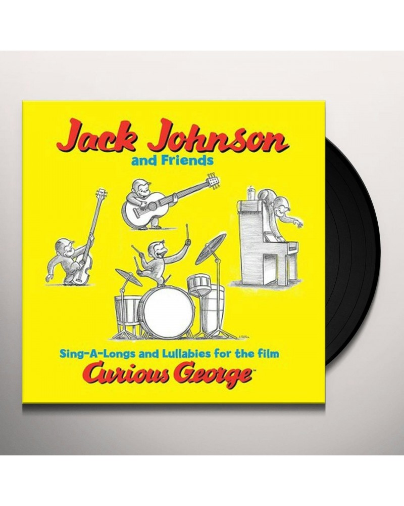 Jack Johnson Sing-a-longs & Lullabies For Film Curious George Vinyl Record $13.50 Vinyl