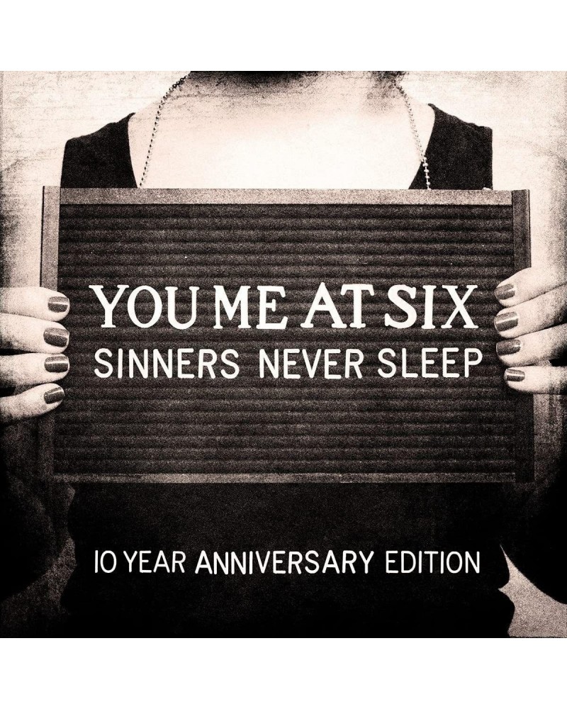 You Me At Six Sinners Never Sleep Vinyl Record $11.34 Vinyl