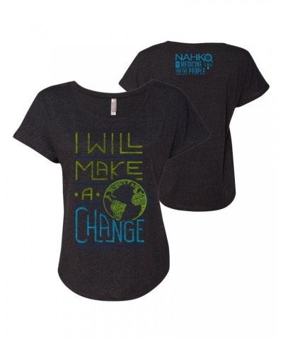 Nahko And Medicine For The People Make A Change Women's T-Shirt $10.50 Shirts