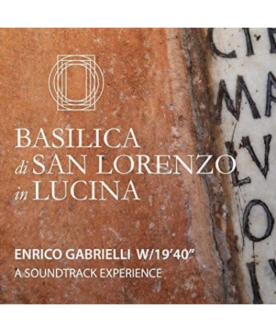 Enrico Gabrielli / 1940 Basilica Di San Lorenzo in Luciana: a Soundtrack CD $8.06 CD