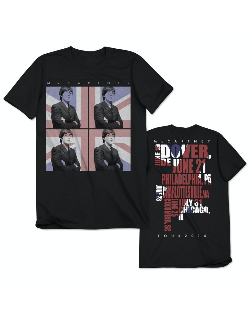 Paul McCartney Four Square Flag Tee $13.60 Shirts