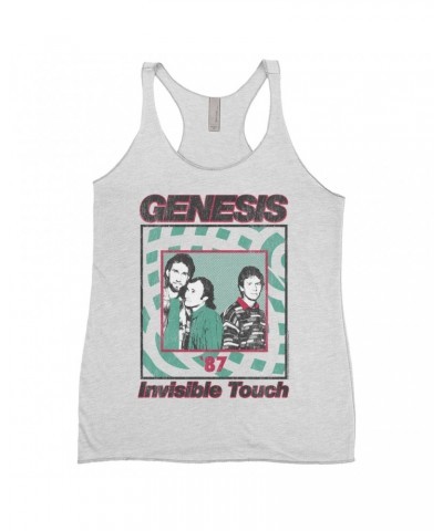 Genesis Ladies' Tank Top | 1987 Invisible Touch Promo Design Shirt $9.26 Shirts