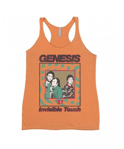 Genesis Ladies' Tank Top | 1987 Invisible Touch Promo Design Shirt $9.26 Shirts