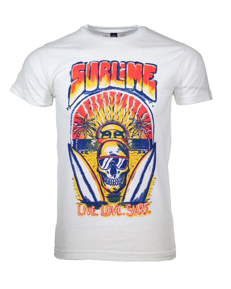 Sublime T Shirt | Sublime Live Love Surf T-Shirt $6.98 Shirts