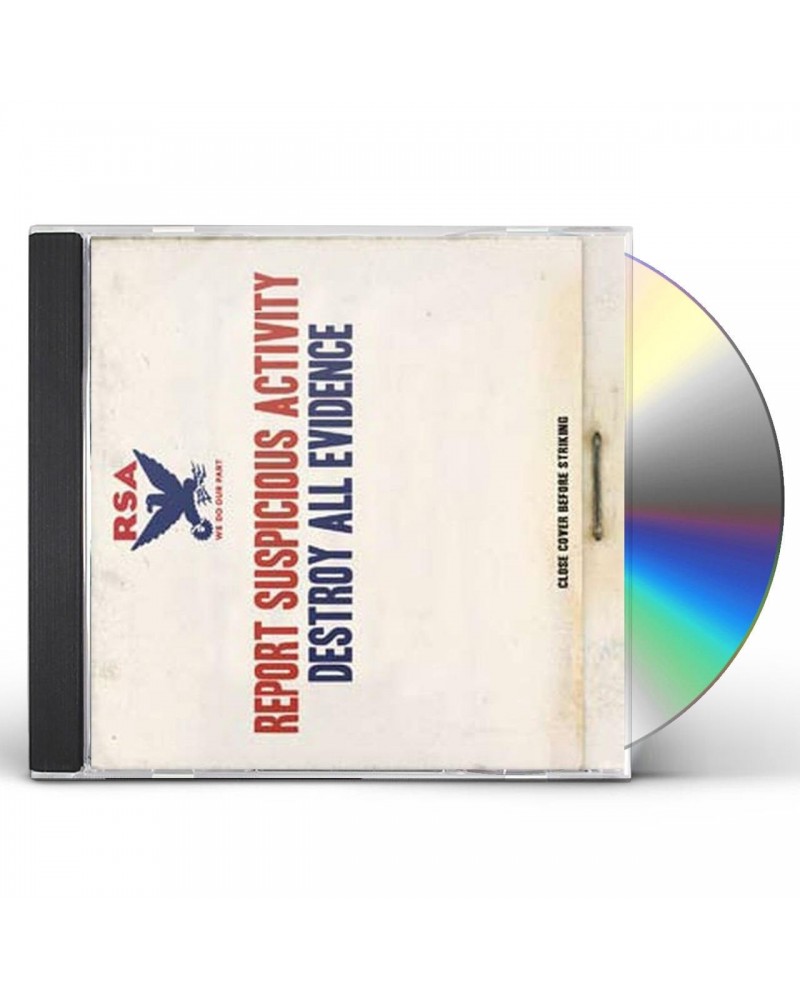 Report Suspicious Activity DESTROY ALL EVIDENCE CD $7.26 CD