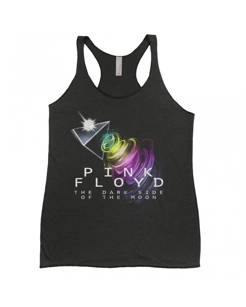 Pink Floyd Ladies' Tank Top | Dark Side Of The Moon Energy Cyclone Shirt $13.03 Shirts