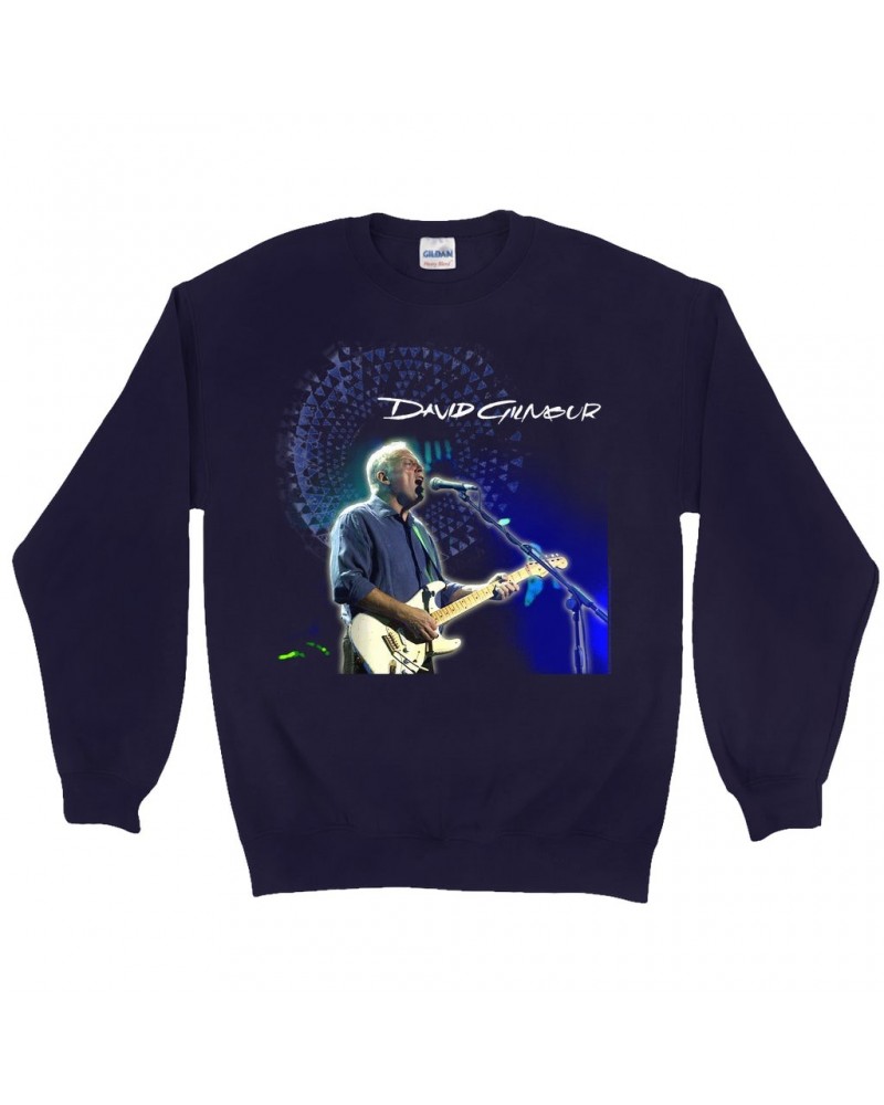 David Gilmour Sweatshirt | Singing Design Sweatshirt $10.49 Sweatshirts