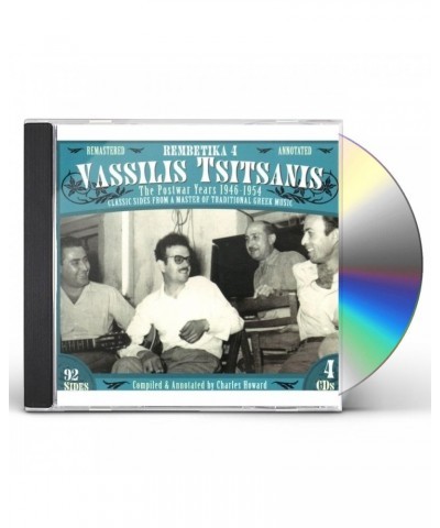 Vasilis Tsitsanis REMBETIKA 4 VASSILIS TSISANIS THE POSTWAR YEARS CD $12.18 CD