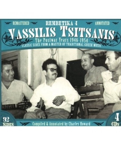 Vasilis Tsitsanis REMBETIKA 4 VASSILIS TSISANIS THE POSTWAR YEARS CD $12.18 CD