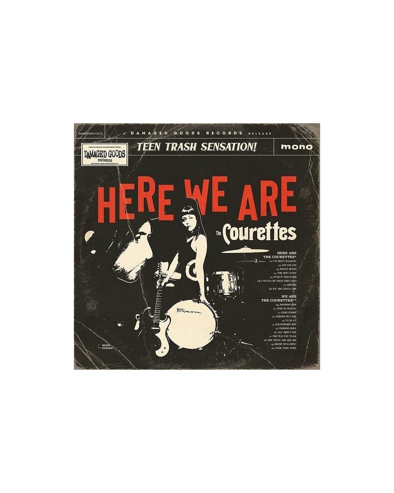 The Courettes HERE WE ARE THE COURETTES CD $6.63 CD