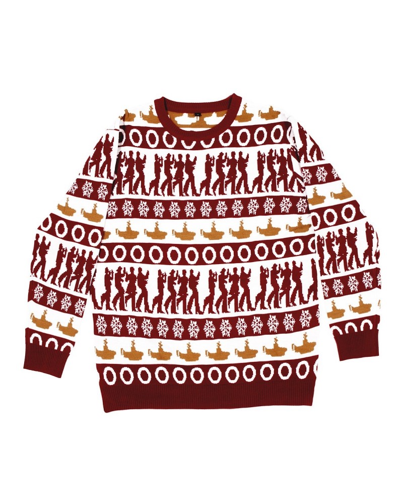 The Beatles Yellow Submarine Holiday Jacquard Knit Sweater $31.00 Sweatshirts