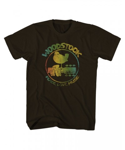 Woodstock T-Shirt | Peace Love Music Logo Shirt $3.59 Shirts