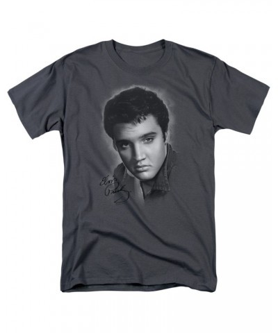 Elvis Presley Shirt | GREY PORTRAIT T Shirt $8.10 Shirts