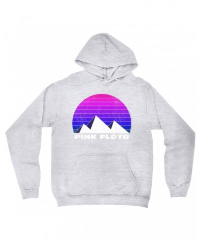 Pink Floyd Hoodie | Dark Side Pyramids Design Distressed Hoodie $13.98 Sweatshirts