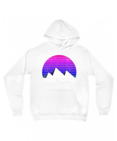 Pink Floyd Hoodie | Dark Side Pyramids Design Distressed Hoodie $13.98 Sweatshirts