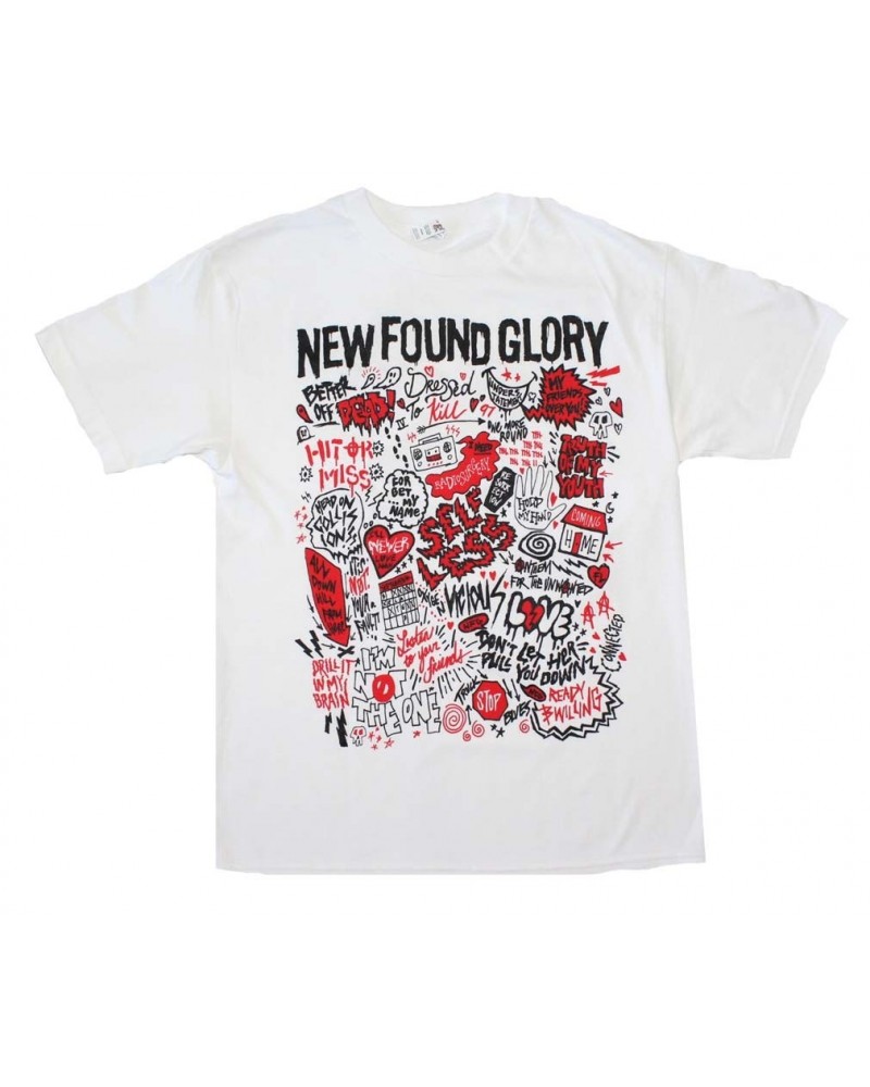 New Found Glory T Shirt | New Found Glory Hits T-Shirt $7.59 Shirts