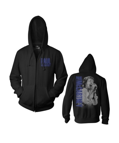 Paul McCartney Sideways Zip Hoodie $32.30 Sweatshirts