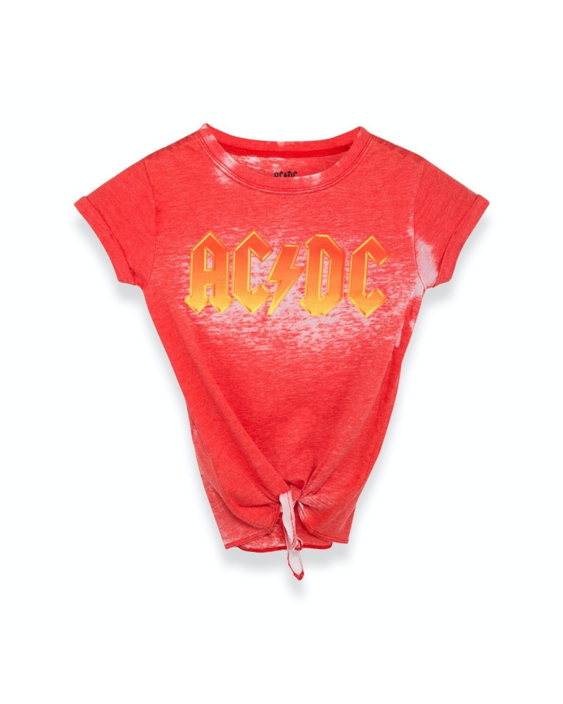 AC/DC Juniors Orange Knot Tee $5.78 Shirts