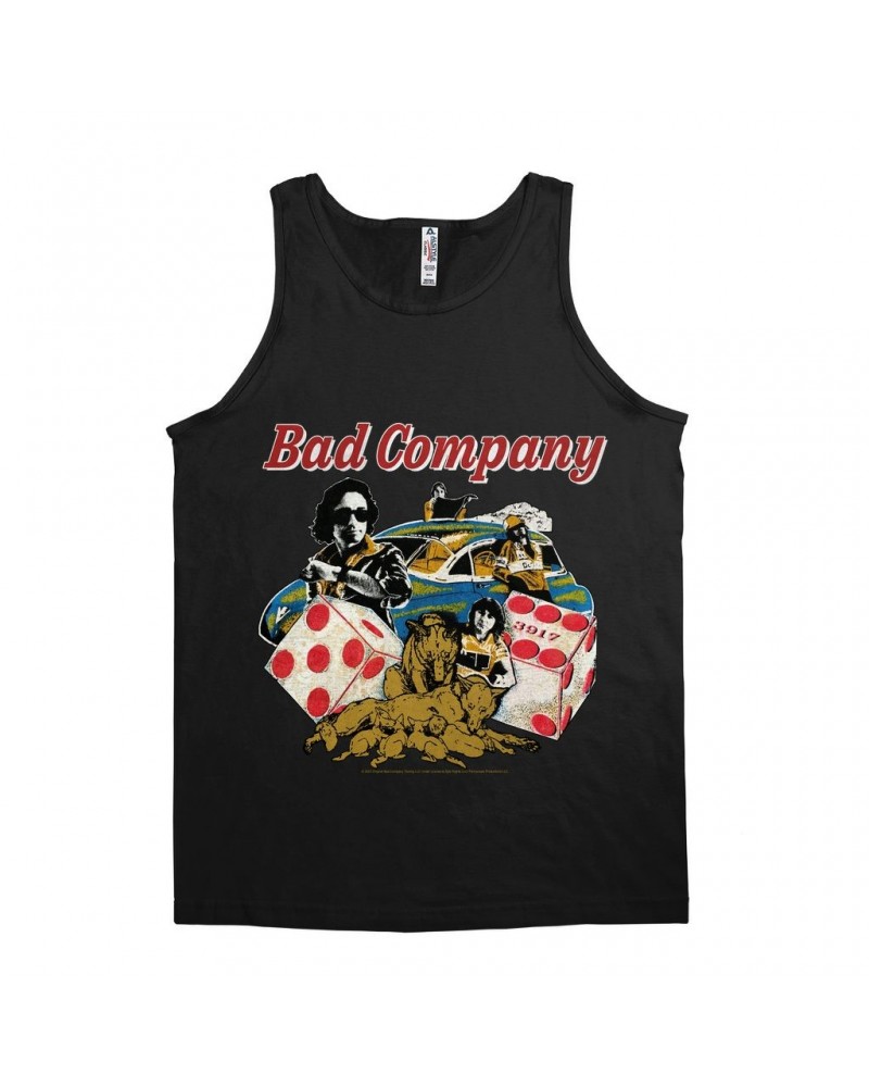 Bad Company Unisex Tank Top | Rock n' Roll Fantasy '79 Collage Shirt $10.48 Shirts