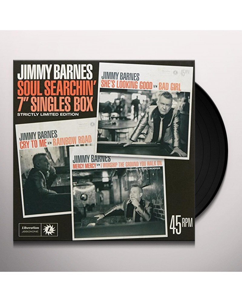 Jimmy Barnes SOUL SEARCHIN: 7IN SINGLES BOX Vinyl Record $43.32 Vinyl