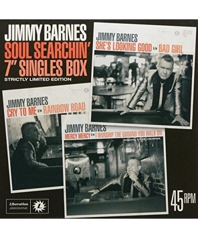 Jimmy Barnes SOUL SEARCHIN: 7IN SINGLES BOX Vinyl Record $43.32 Vinyl