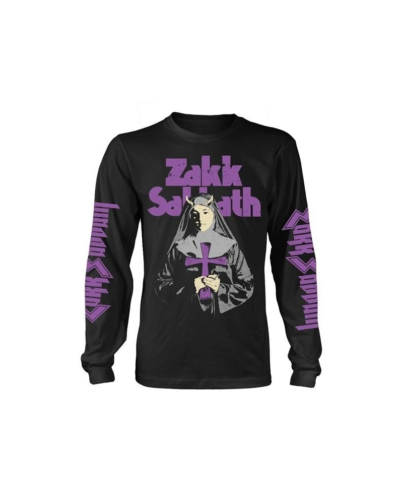 Zakk Sabbath Long Sleeve T Shirt - Nun $19.24 Shirts