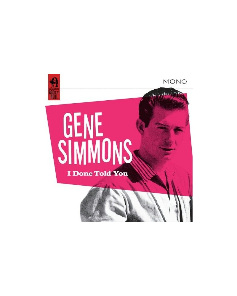 Gene Simmons I DONE TOLD YOU! CD $6.23 CD