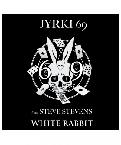 Jyrki 69 White Rabbit (Black & White Splatter) Vinyl Record $7.21 Vinyl